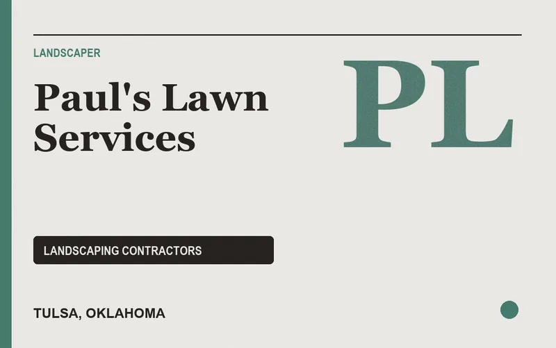 Paul's Lawn Services in Tulsa, Oklahoma