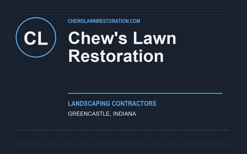 Chew's Lawn Restoration in Greencastle, Indiana
