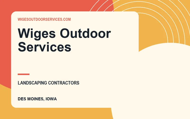 Wiges Outdoor Services in Des Moines, Iowa