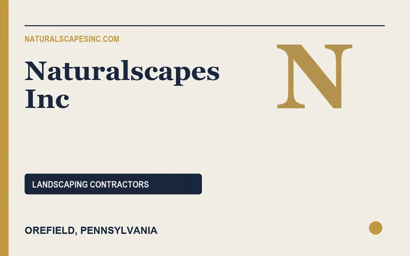 Naturalscapes Inc in Orefield, Pennsylvania