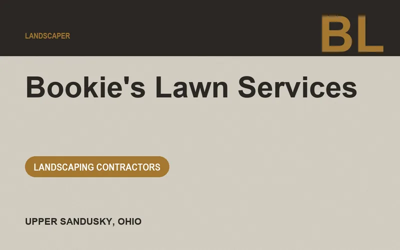 Bookie's Lawn Services in Upper Sandusky, Ohio