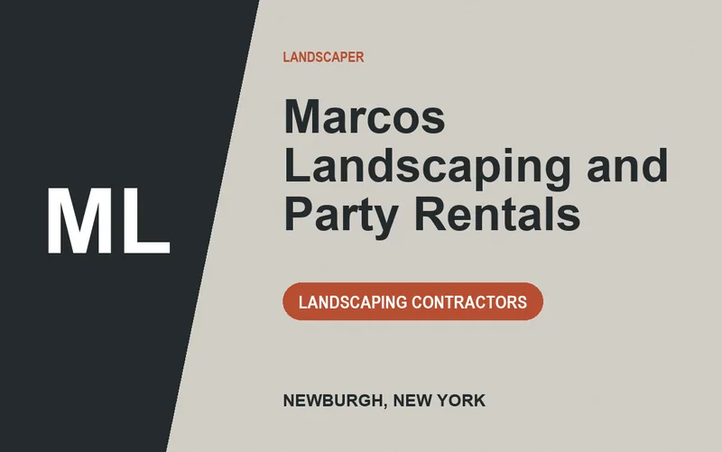Marcos Landscaping and Party Rentals in Newburgh, New York