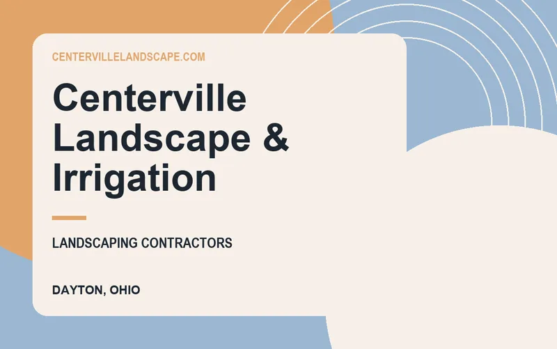 Centerville Landscape & Irrigation in Dayton, Ohio