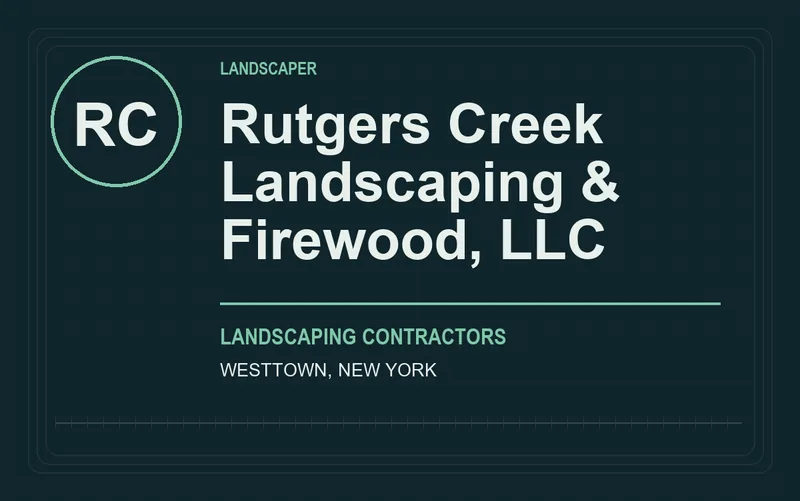Rutgers Creek Landscaping & Firewood, LLC in Westtown, New York