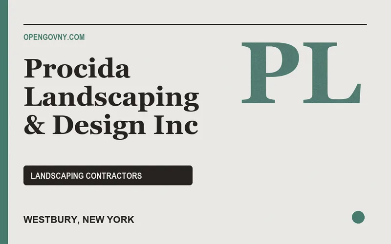 Procida Landscaping & Design Inc in Westbury, New York