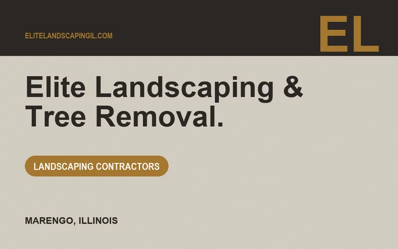 Elite Landscaping & Tree Removal. in Marengo, Illinois