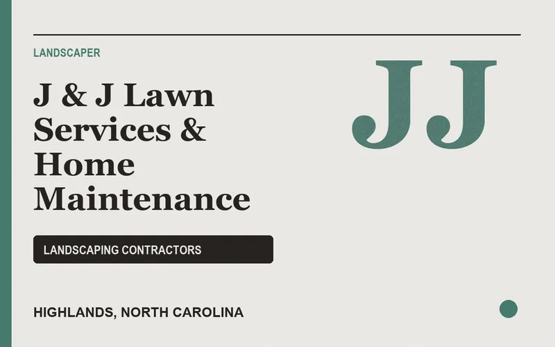 J & J Lawn Services & Home Maintenance in Highlands, North Carolina