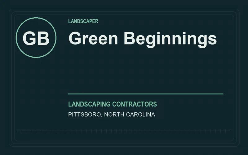 Green Beginnings in Pittsboro, North Carolina