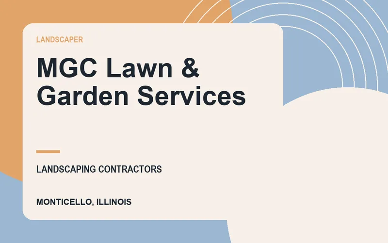MGC Lawn & Garden Services in Monticello, Illinois