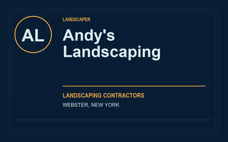 Andy's Landscaping in Webster, New York