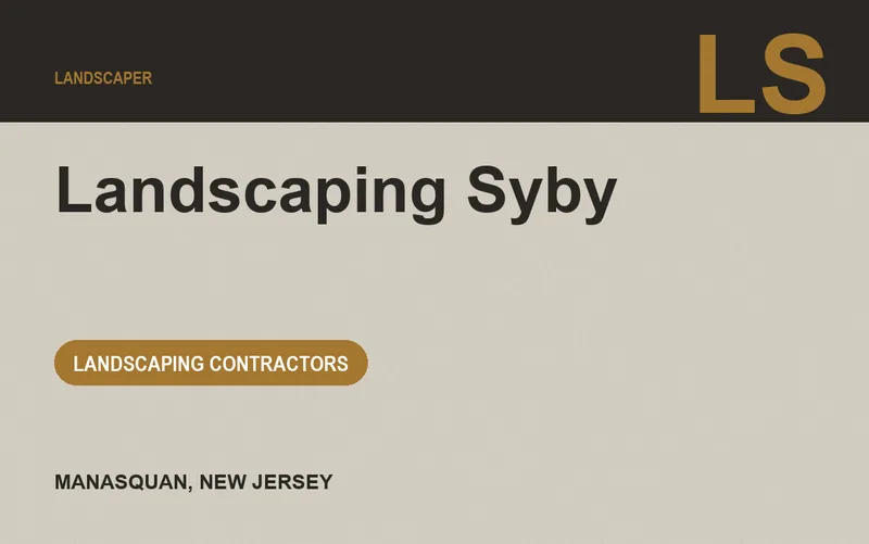 Landscaping Syby in Manasquan, New Jersey