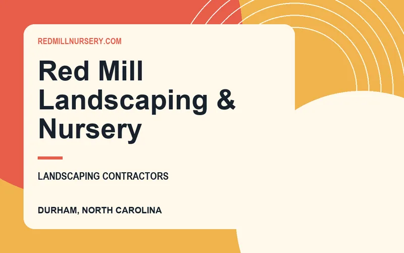 Red Mill Landscaping & Nursery in Durham, North Carolina