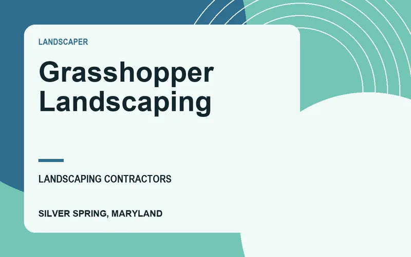 Grasshopper Landscaping in Silver Spring, Maryland