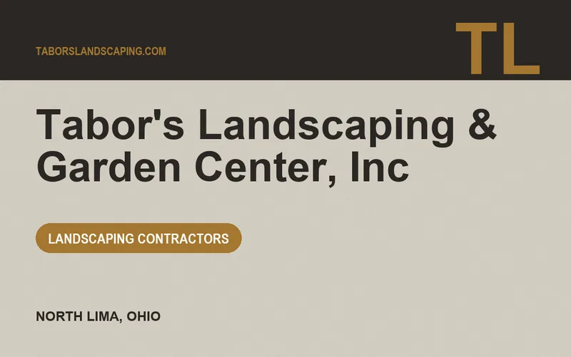 Tabor's Landscaping & Garden Center, Inc in North Lima, Ohio