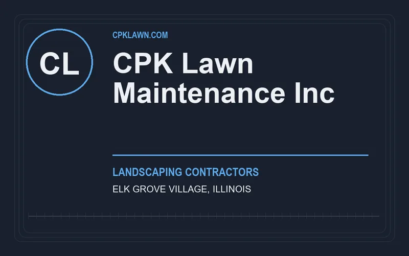 CPK Lawn Maintenance Inc in Elk Grove Village, Illinois