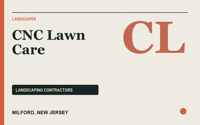 CNC Lawn Care in Milford, New Jersey