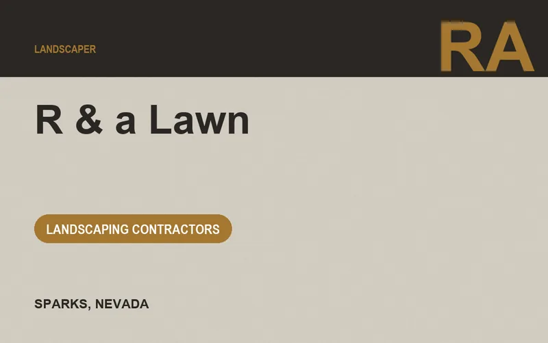 R & a Lawn in Sparks, Nevada