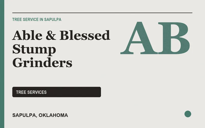 Able & Blessed Stump Grinders in Sapulpa, Oklahoma