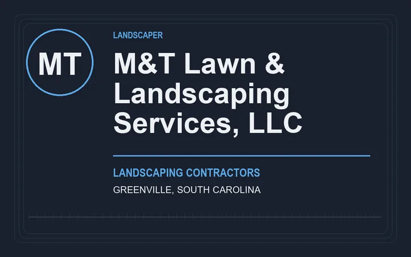 M&T Lawn & Landscaping Services, LLC in Greenville, South Carolina