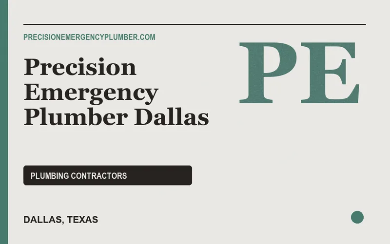 Precision Emergency Plumber Dallas in Dallas, Texas