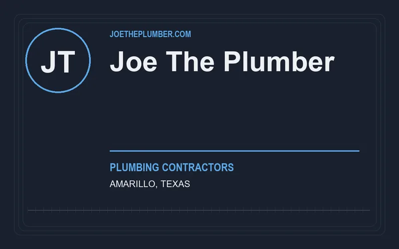 Joe The Plumber in Amarillo, Texas