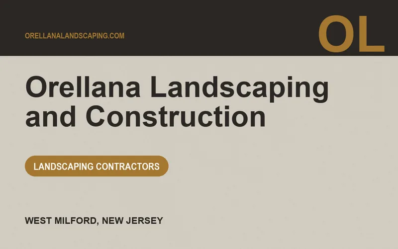 Orellana Landscaping and Construction in West Milford, New Jersey