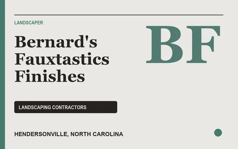 Bernard's Fauxtastics Finishes in Hendersonville, North Carolina