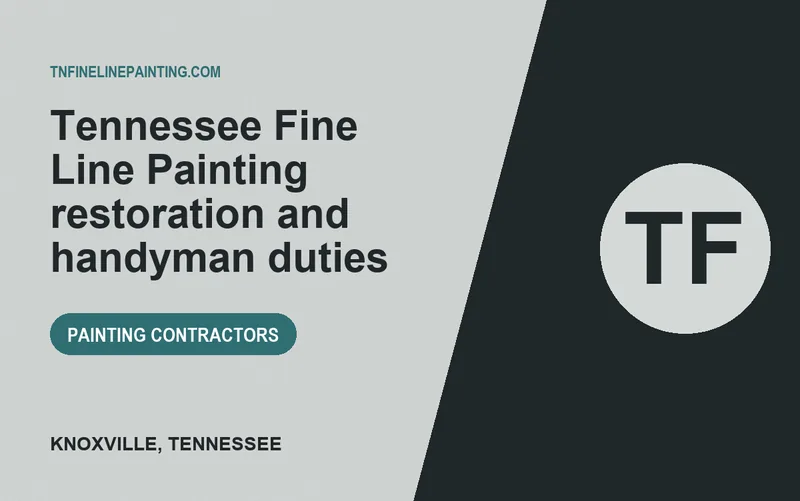 Tennessee Fine Line Painting restoration and handyman duties in Knoxville, Tennessee