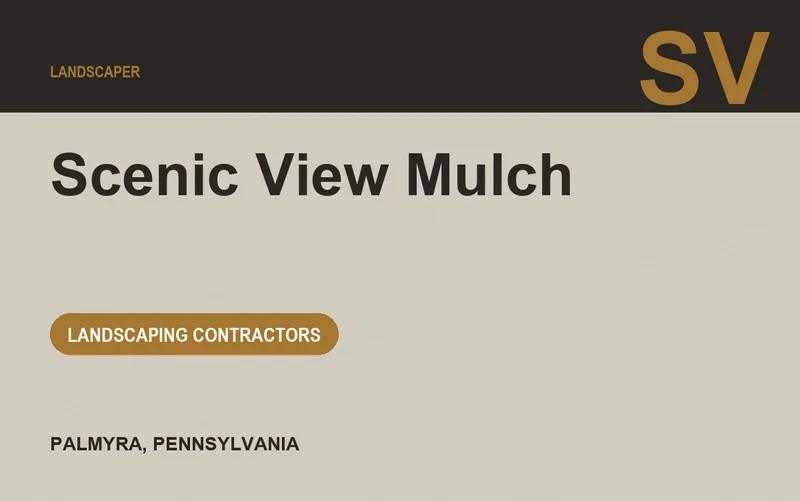 Scenic View Mulch in Palmyra, Pennsylvania