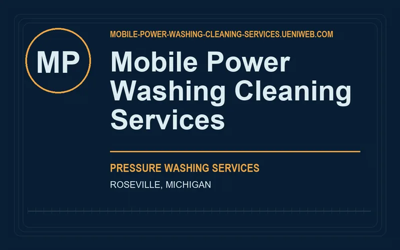 Mobile Power Washing Cleaning Services in Roseville, Michigan