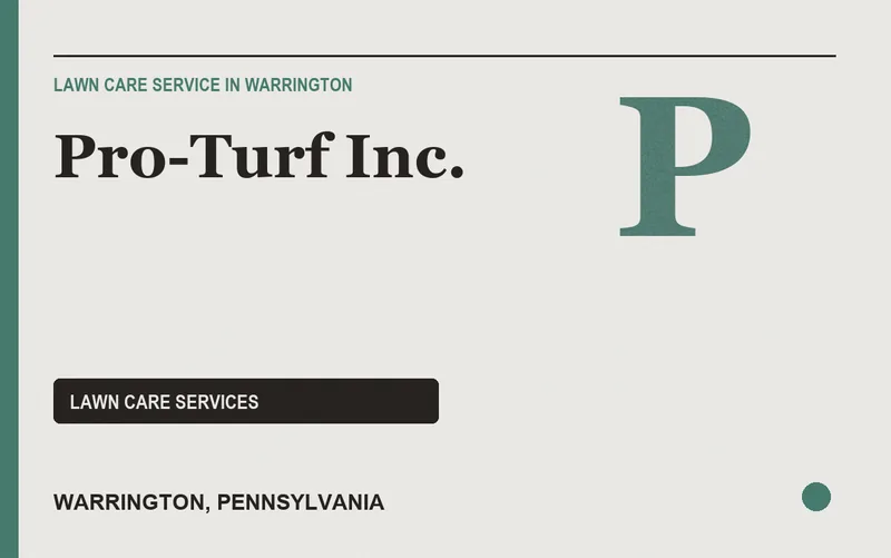 Pro-Turf Inc. in Warrington, Pennsylvania
