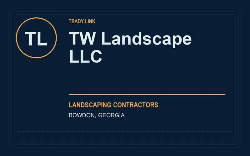 TW Landscape LLC in Bowdon, Georgia