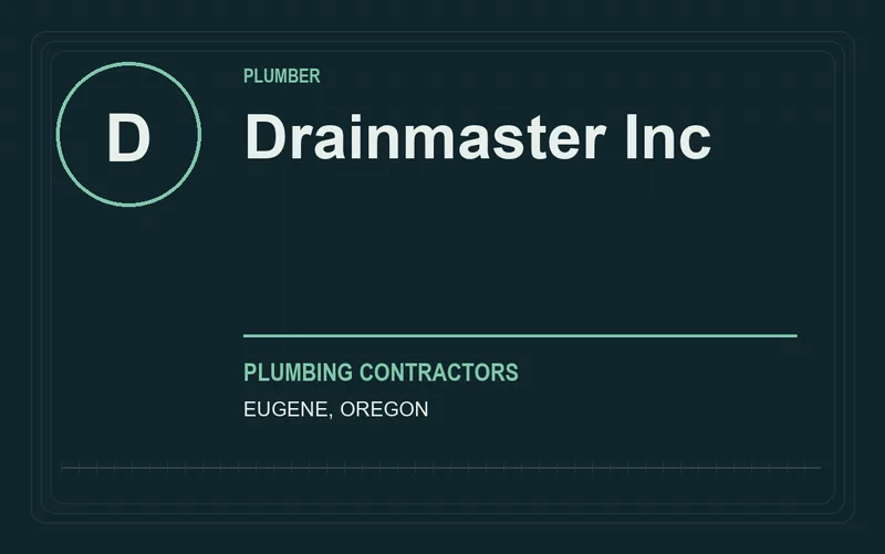 Drainmaster Inc in Eugene, Oregon