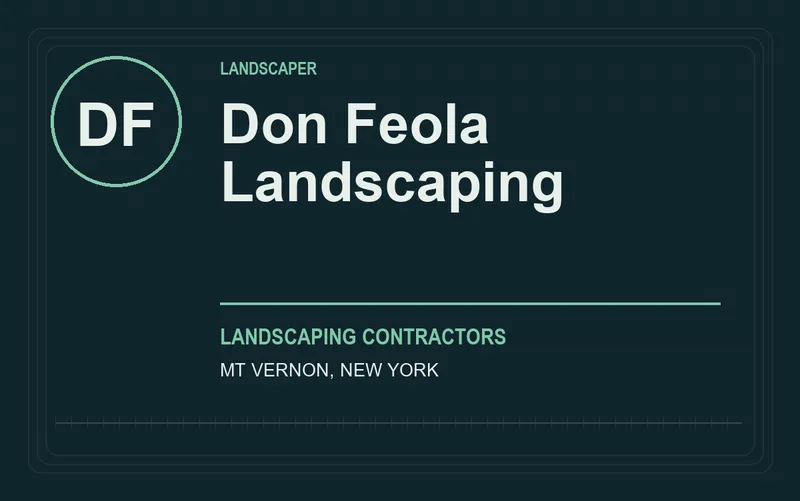 Don Feola Landscaping in Mt Vernon, New York