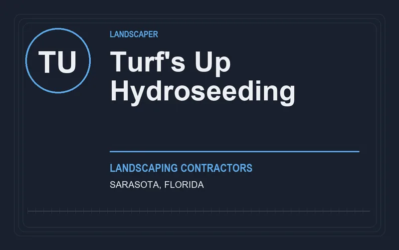 Turf's Up Hydroseeding in Sarasota, Florida