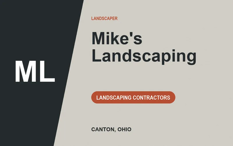 Mike's Landscaping in Canton, Ohio