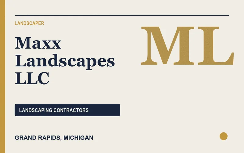 Maxx Landscapes LLC in Grand Rapids, Michigan