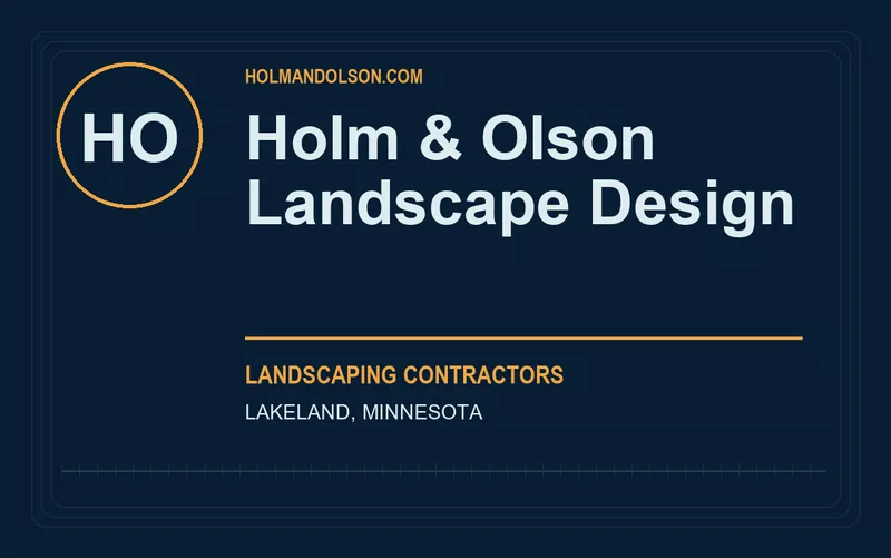 Holm & Olson Landscape Design in Lakeland, Minnesota