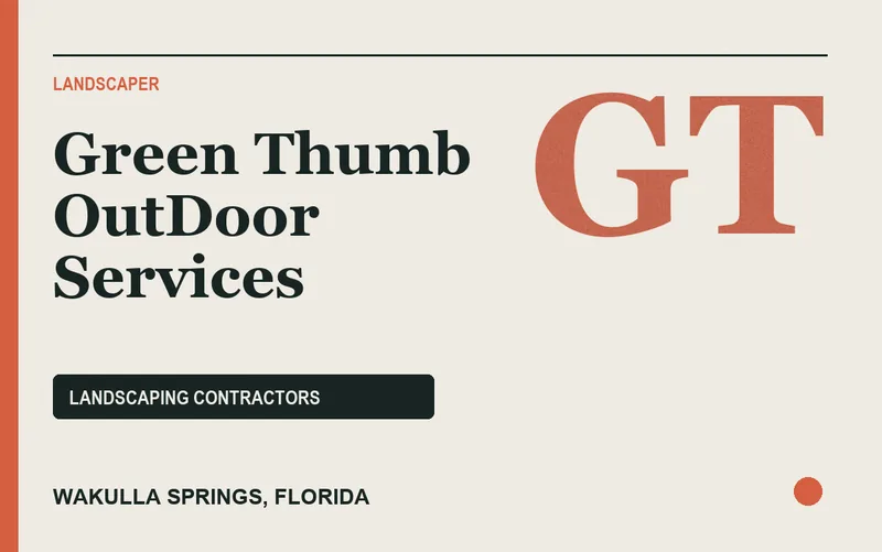 Green Thumb OutDoor Services in Wakulla Springs, Florida