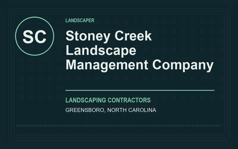 Stoney Creek Landscape Management Company in Greensboro, North Carolina