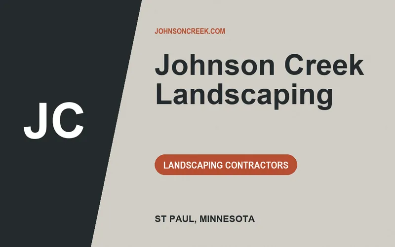 Johnson Creek Landscaping in St Paul, Minnesota
