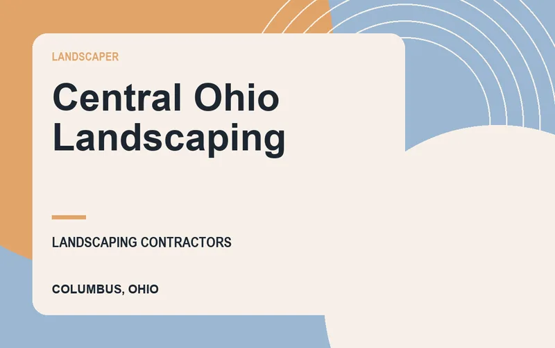 Central Ohio Landscaping in Columbus, Ohio
