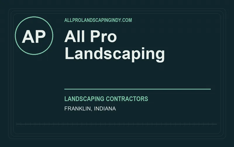 All Pro Landscaping in Franklin, Indiana