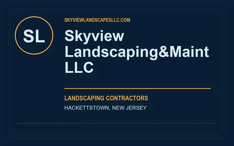 Skyview Landscaping&Maint LLC in Hackettstown, New Jersey