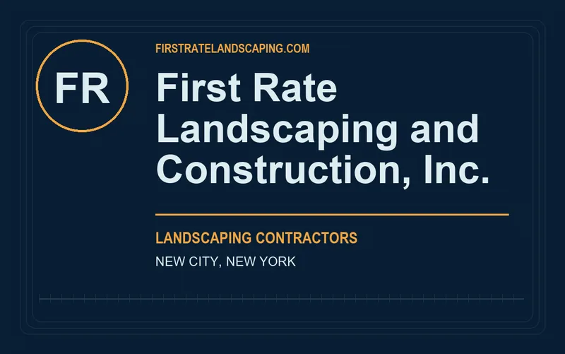 First Rate Landscaping and Construction, Inc. in New City, New York