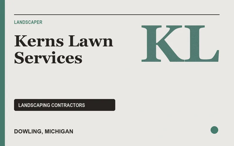 Kerns Lawn Services in Dowling, Michigan