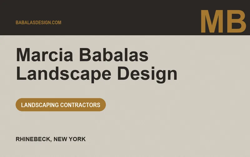 Marcia Babalas Landscape Design in Rhinebeck, New York
