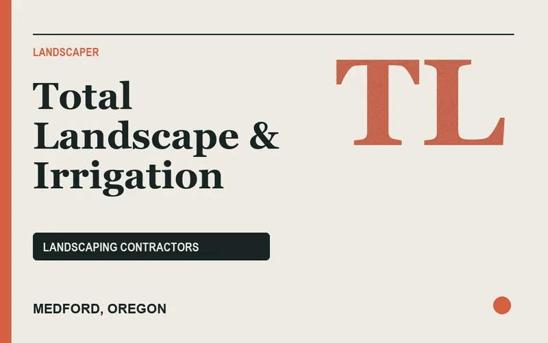 Total Landscape & Irrigation in Medford, Oregon
