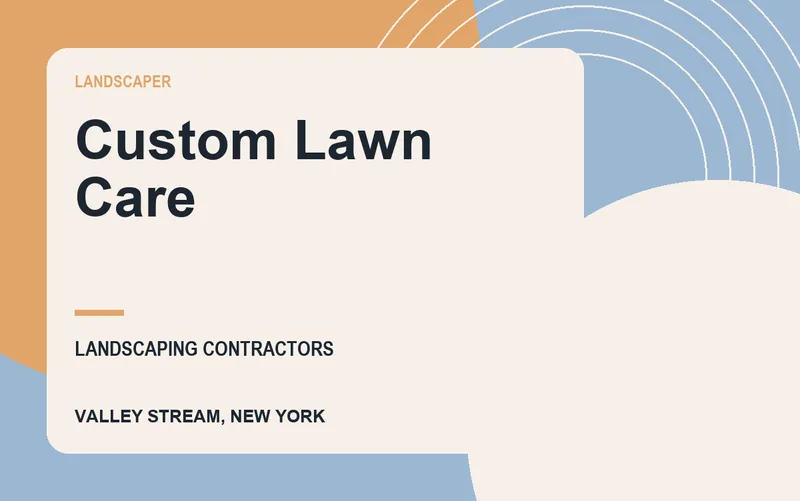 Custom Lawn Care in Valley Stream, New York