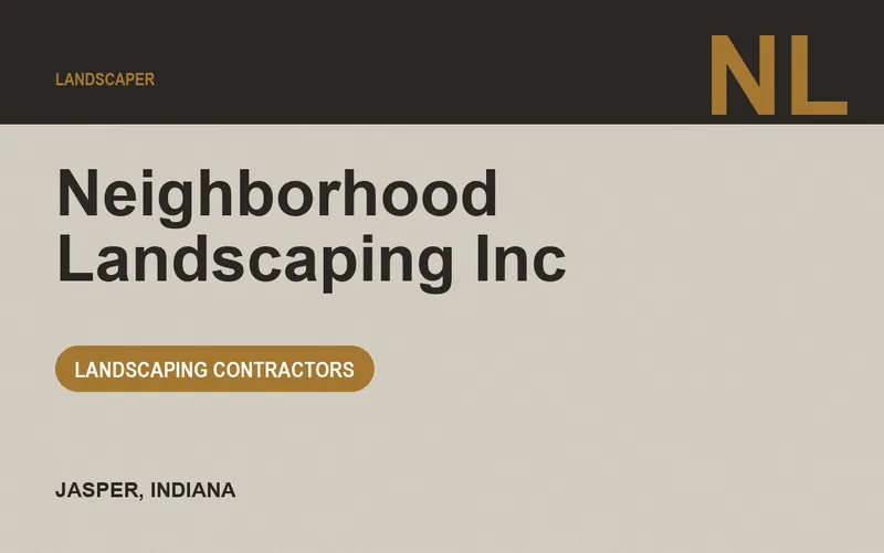 Neighborhood Landscaping Inc in Jasper, Indiana